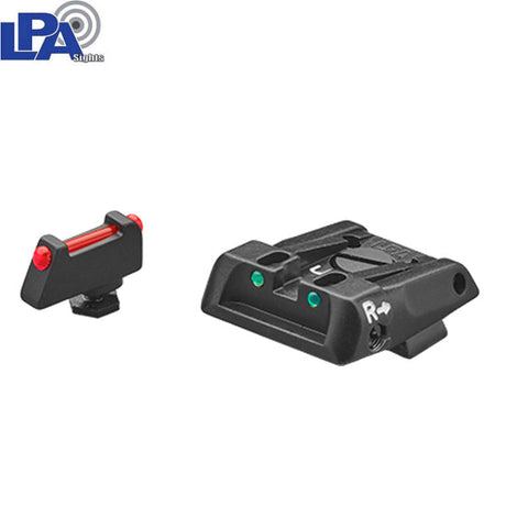 Adjustable sights for Glock [G17 G19 G26 & other] | fiber optic - Ubitzu