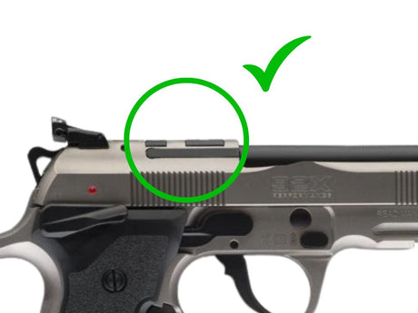 Beretta [92X 92XI 92 GTS 92X RDO M9A4] Optics Ready plate | type B [RMR & RTS footprint] - Ubitzu