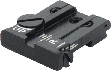 Browning Hi-Power Vigilante justerbart bagsigte | blank - Ubitzu