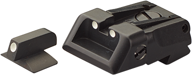 Bul M5 adjustable sights | white dots - Ubitzu