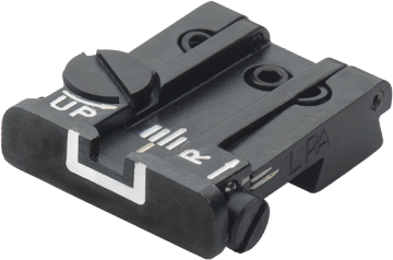 Colt [Series 70 80 90] adjustable rear sight | white lines - Ubitzu