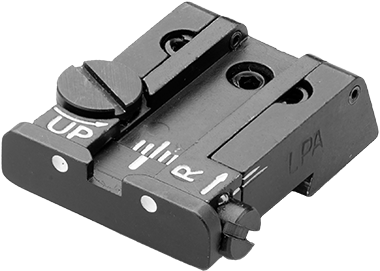 CZ P-10 justerbart bagsigte | hvide prikker - Ubitzu