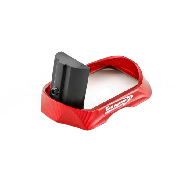 Glock 17 gen.5 [fits also G34 G45] alu magwell | Tactical - Red - Ubitzu