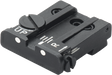 Glock [G17 G19 G26 & other] justerbart bagsigte | hvide prikker - Ubitzu