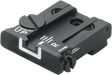 Glock [G17 G19 G26 & other] justerbart bagsigte | hvide linjer - Ubitzu