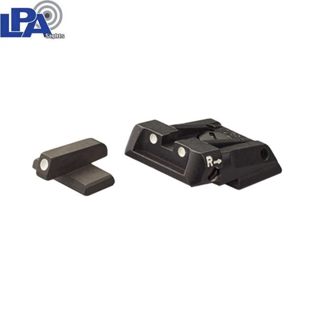 HK VP9 SFP9 VP40 P30 HK45 justerbare sigtemidler | hvide prikker - Ubitzu