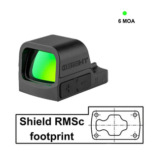 Rødpunktsigte med Shield RMSc footprint