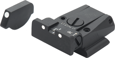 Ruger [P85 P89] justerbare sigtemidler | hvide prikker - Ubitzu