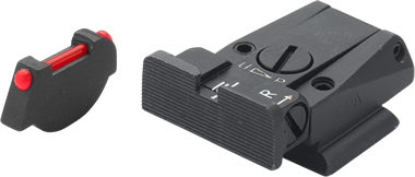 Ruger [P90 P91 P93 P94 P95 P97] justerbare sigtemidler | fiberoptik - Ubitzu