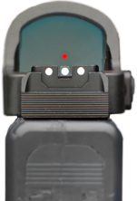 Semi-adjustable co-witness sights for Glock MOS [G17 MOS G19 MOS & other] | fiber optic - Ubitzu