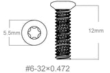 Set of screws 3pcs | 6-32x0.472’’ [T10] - Ubitzu