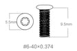 Set of screws 3pcs | 6-40x0.374’’ [T10] - Ubitzu