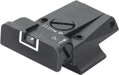 Smith & Wesson Cal. 45 3rd Gen adjustable rear sight | white lines - Ubitzu