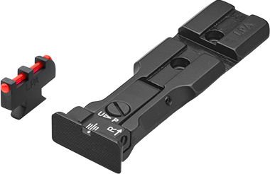 Smith & Wesson revolver [686 629 19 66 586 & other] red dot ready adjustable sights | fiber optic - Ubitzu