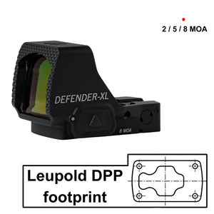 Red dot sights with Leupold DPP footprint